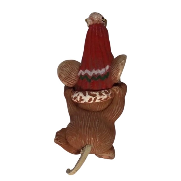 Hallmark "Merry Mouse" 1985 Christmas Ornament - Picture 2 of 4